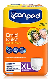 Canped Emici Külot Hasta Bezi XLarge | 30’lu Paket