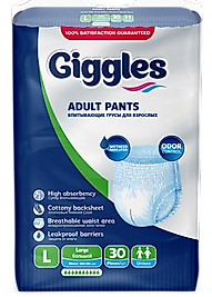 Giggles Emici Külot Jumbo Large 30’lu | Konforlu & Güvenli