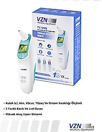 VZN EI04 Kulak & Temassız Ateş Ölçer | Hızlı & Hassas Ölçüm