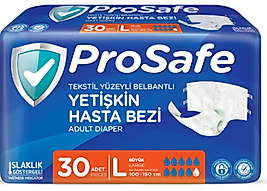 Prosafe Hasta Alt Bezi Large | 30’lu Paket Konforlu Kullanım