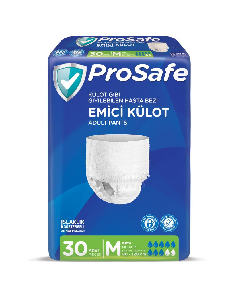 Prosafe Emici Külot Hasta Bezi Medium | 30’lu Paket