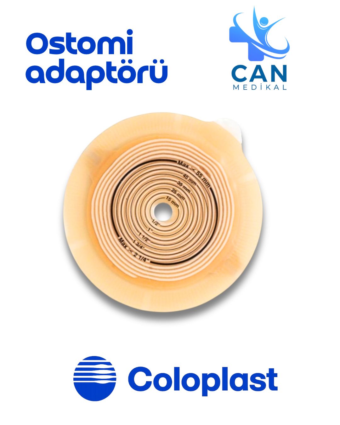 Coloplast Ostomi Adaptör Taban Plakası | 60MM 5’li Kutu 17709