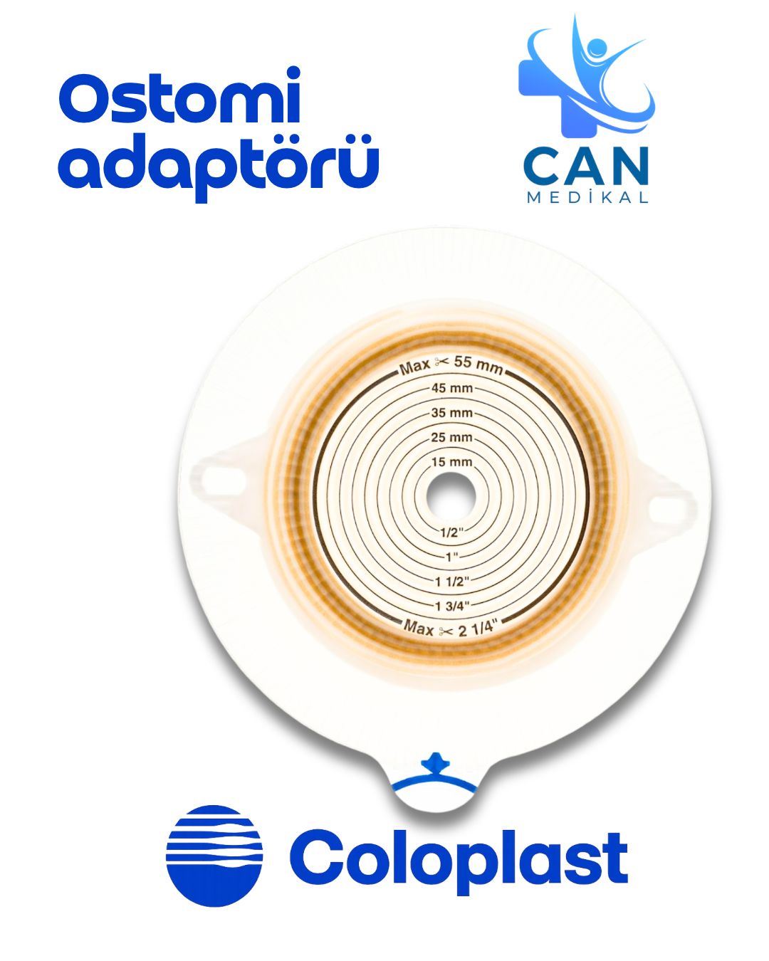 Coloplast Ostomi Adaptör Taban Plakası | 60MM 5’li Kutu 17720