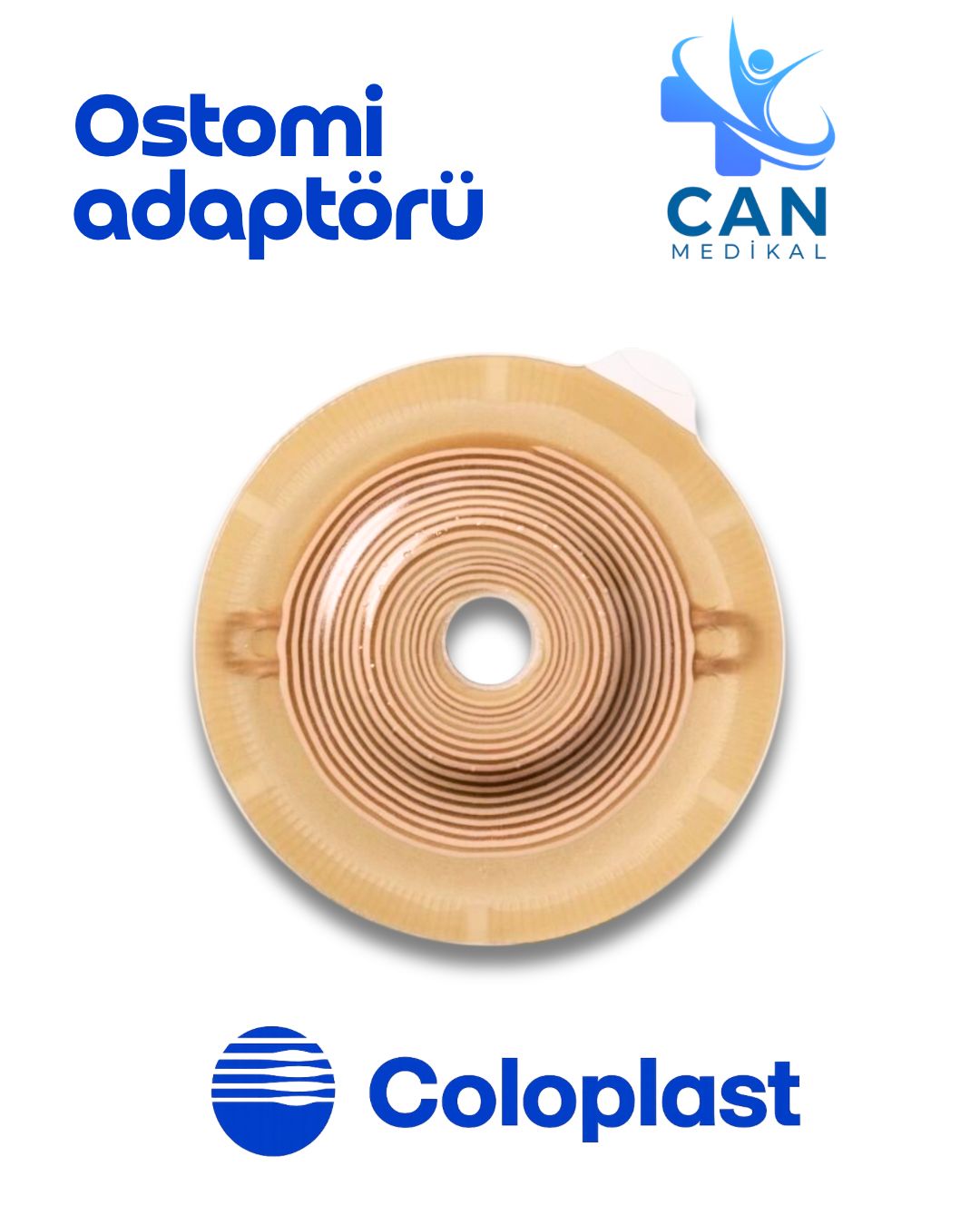 Coloplast Ostomi Adaptör Taban Plakası | 50MM 5'li Kutu Konveks 17747
