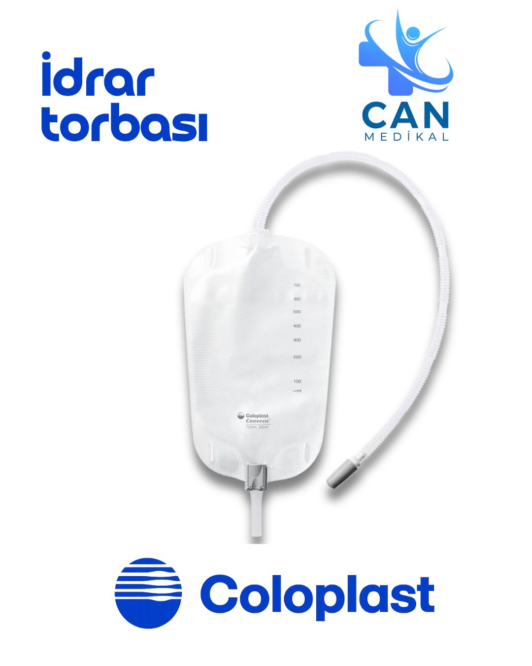 Coloplast Conveen 500ml Bacak İdrar Torbası | Güvenli ve Konforlu